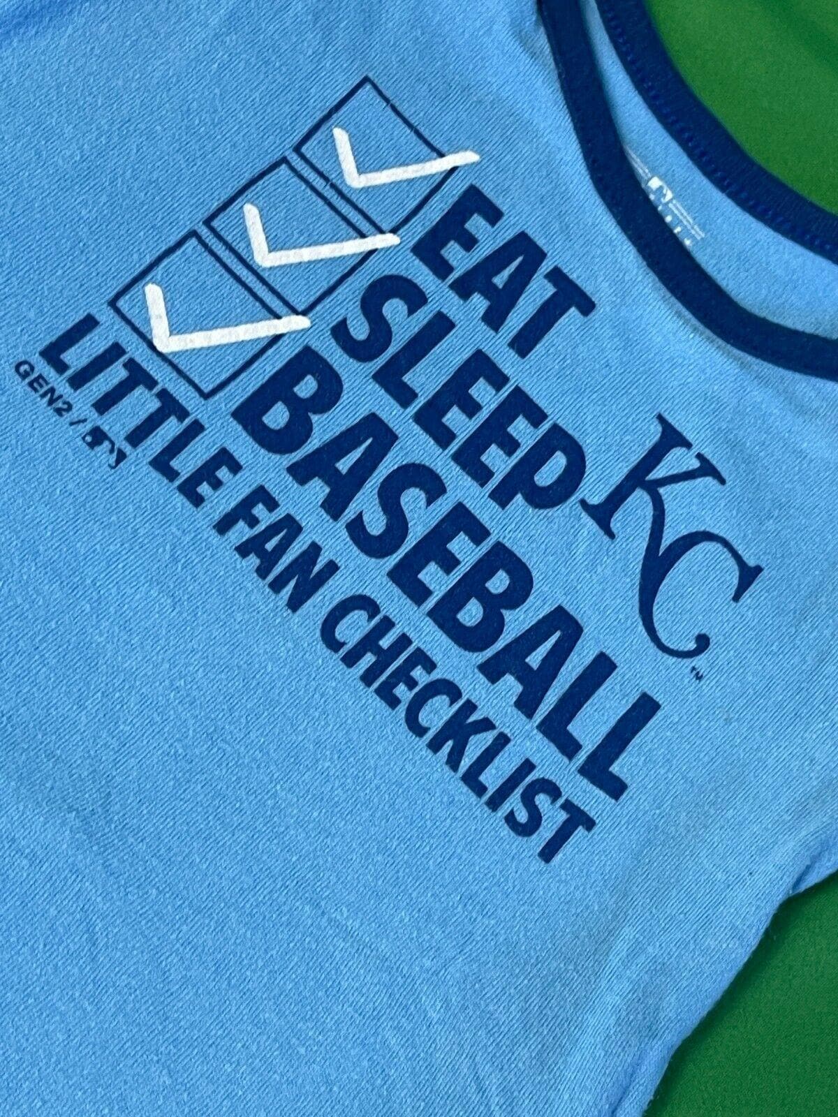 MLB Kansas City Royals "Eat Sleep Baseball" Bodysuit/Vest 24 Months