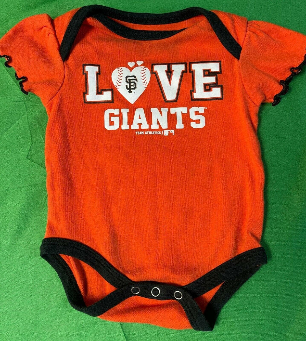 MLB San Francisco Giants Bodysuit/Vest Girls' 3-6 months