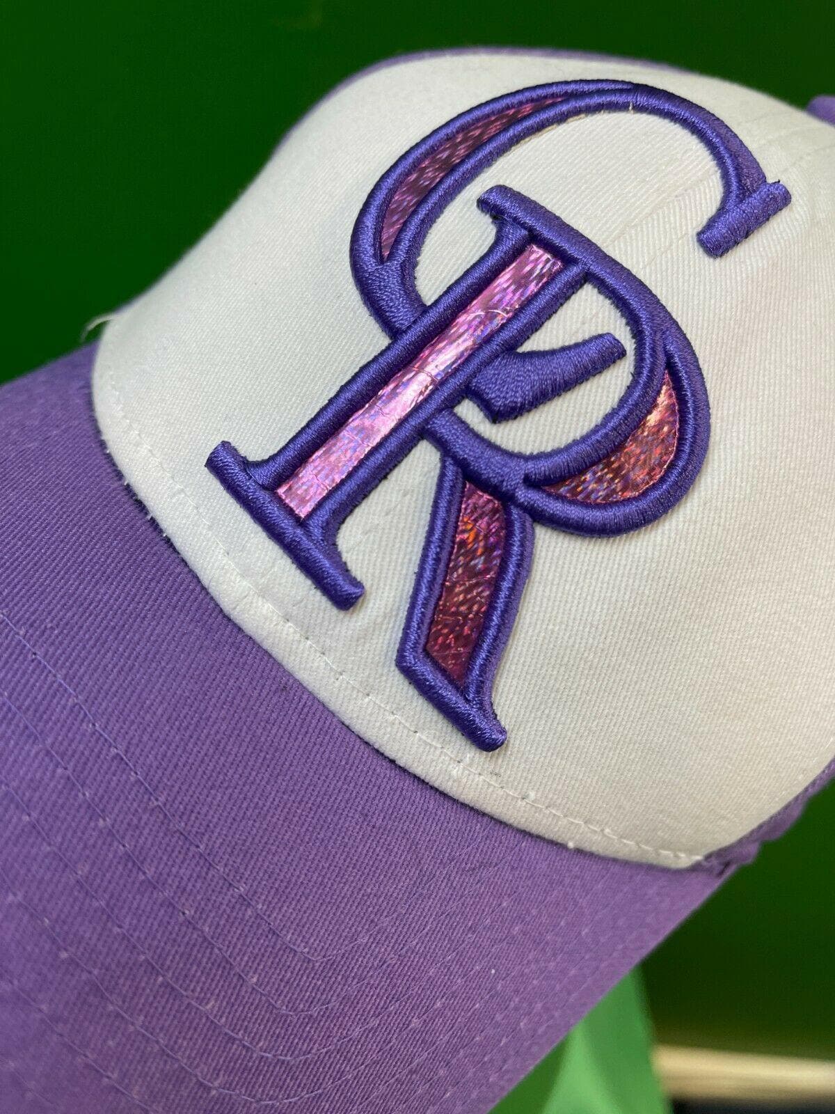 MLB Colorado Rockies New Era 9FORTY Hat Cap Purple Women's OSFA