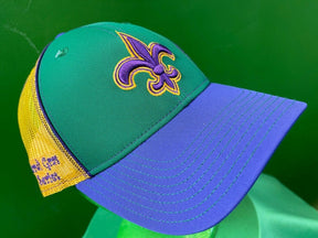 NFL New Orleans Saints Reebok Mardi Gras Hat - Cap OSFA New