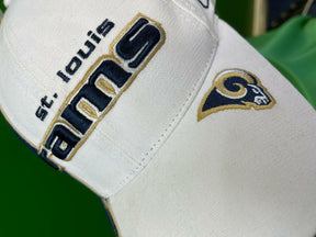 Old St Louis Rams NFL Reebok On Field Hat Cap Fitted L/XL Cotton Blend Blue