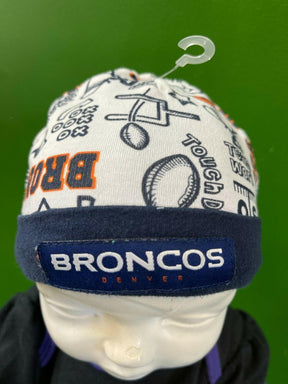 NFL Denver Broncos Beanie Hat Cap Baby Infant Newborn 0-3 months