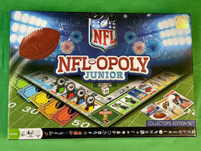 NFL "NFLOPOLY" Junior Board Game Complete Used Once