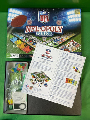 NFL "NFLOPOLY" Junior Board Game Complete Used Once