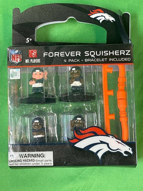 NFL Denver Broncos Forever Squisherz 4 Pack FOCO NWT