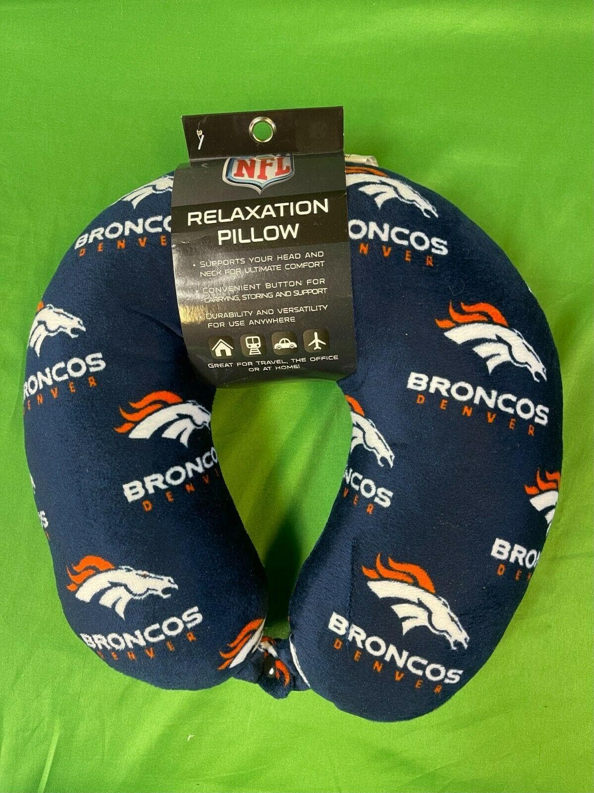 NFL Denver Broncos Travel Relaxation Neck Pillow NWT