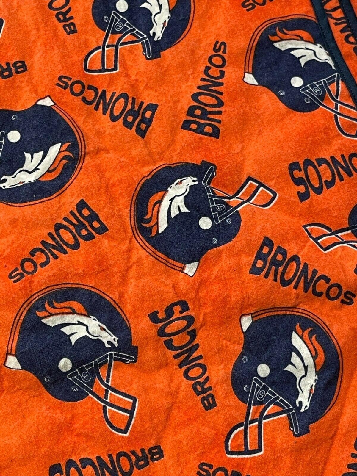 NFL Denver Broncos Set of 4 Placemats Quilted Handmade from Licensed Fabric