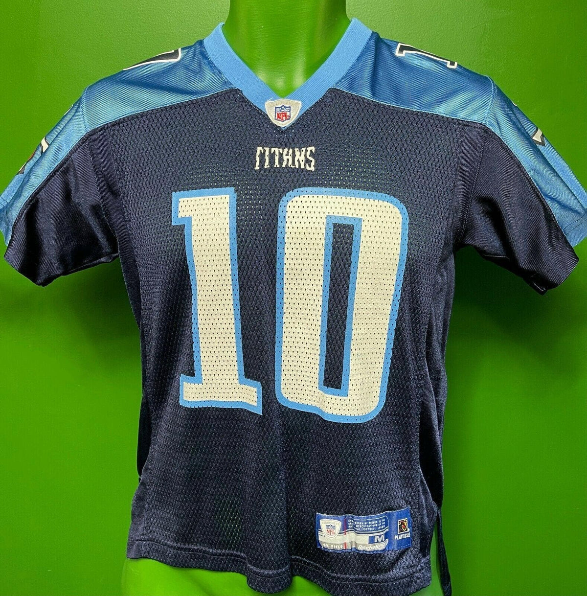 NFL Tennessee Titans Vince Young #10 Reebok Jersey Youth Medium 10-12