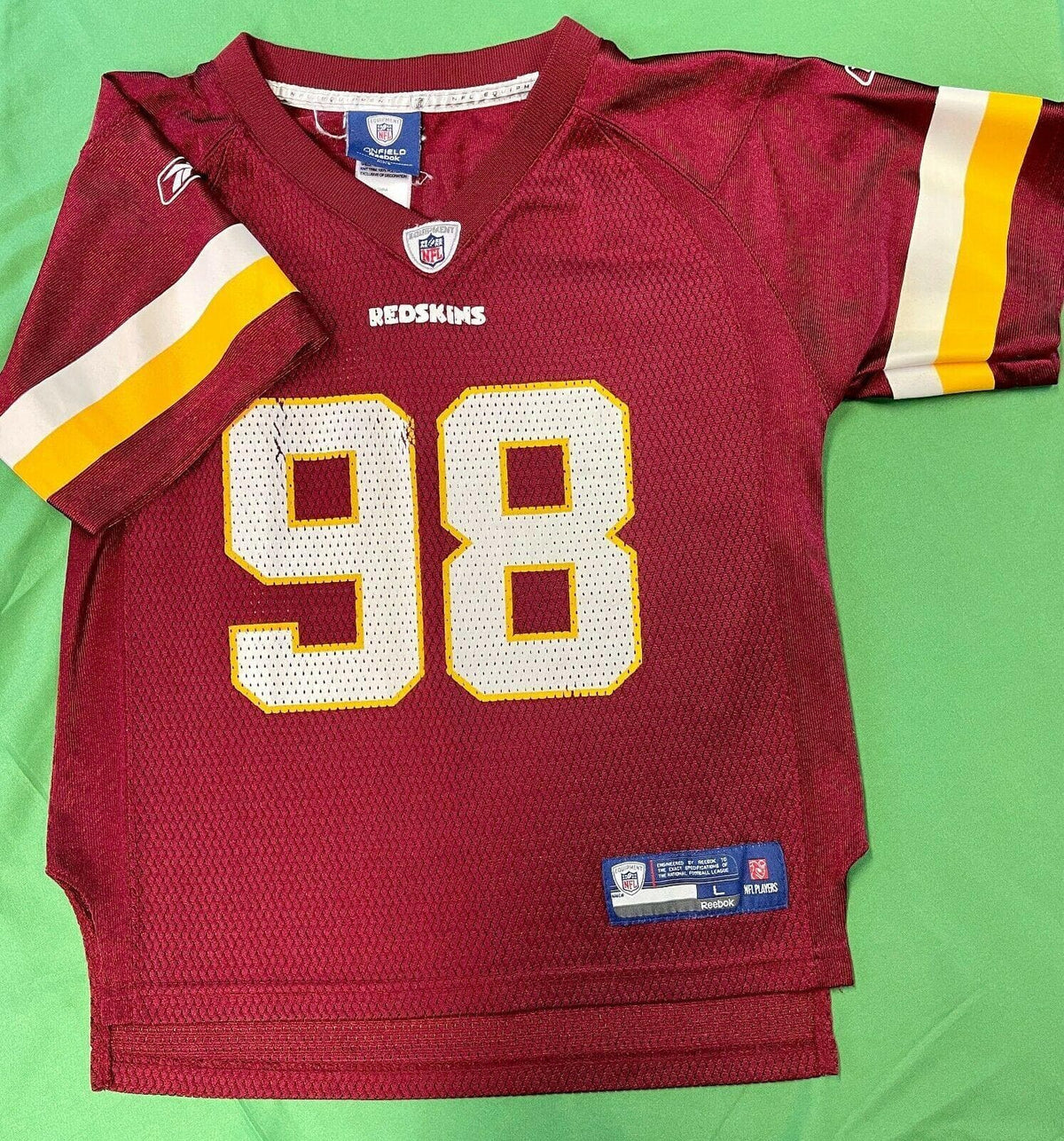 NFL Washington Commanders (Redskins) Orakpo #98 Jersey Youth Small 7