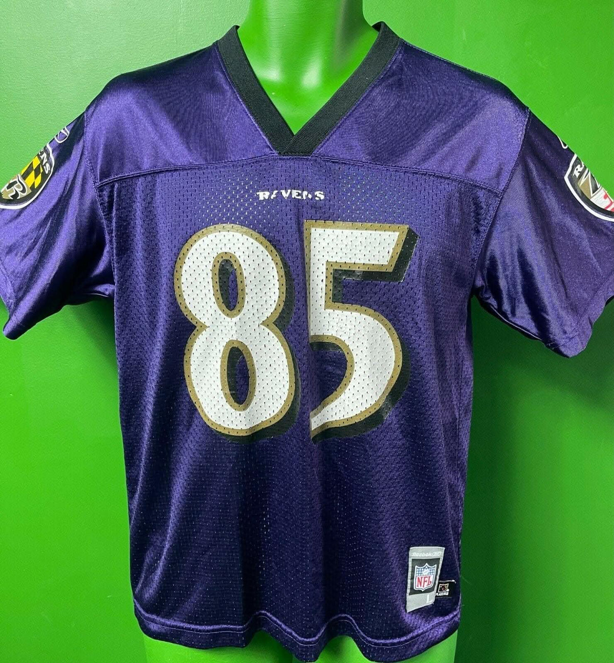 NFL Baltimore Ravens Derrick Mason #85 Reebok Jersey Youth Large 14-16
