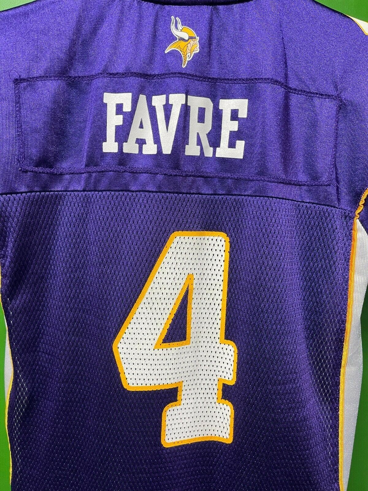 NFL Minnesota Vikings Brett Favre #4 Reebok Jersey Youth Large 14-16