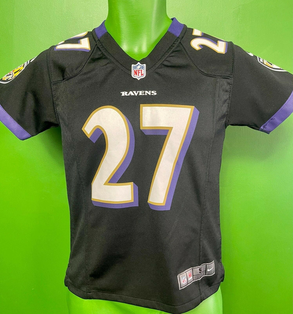 NFL Baltimore Ravens Ray Rice #27 Game Jersey Youth Small 8