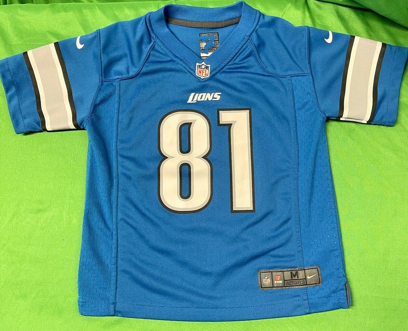 Detroit Lions Calvin Johnson #81 Road Game Jersey