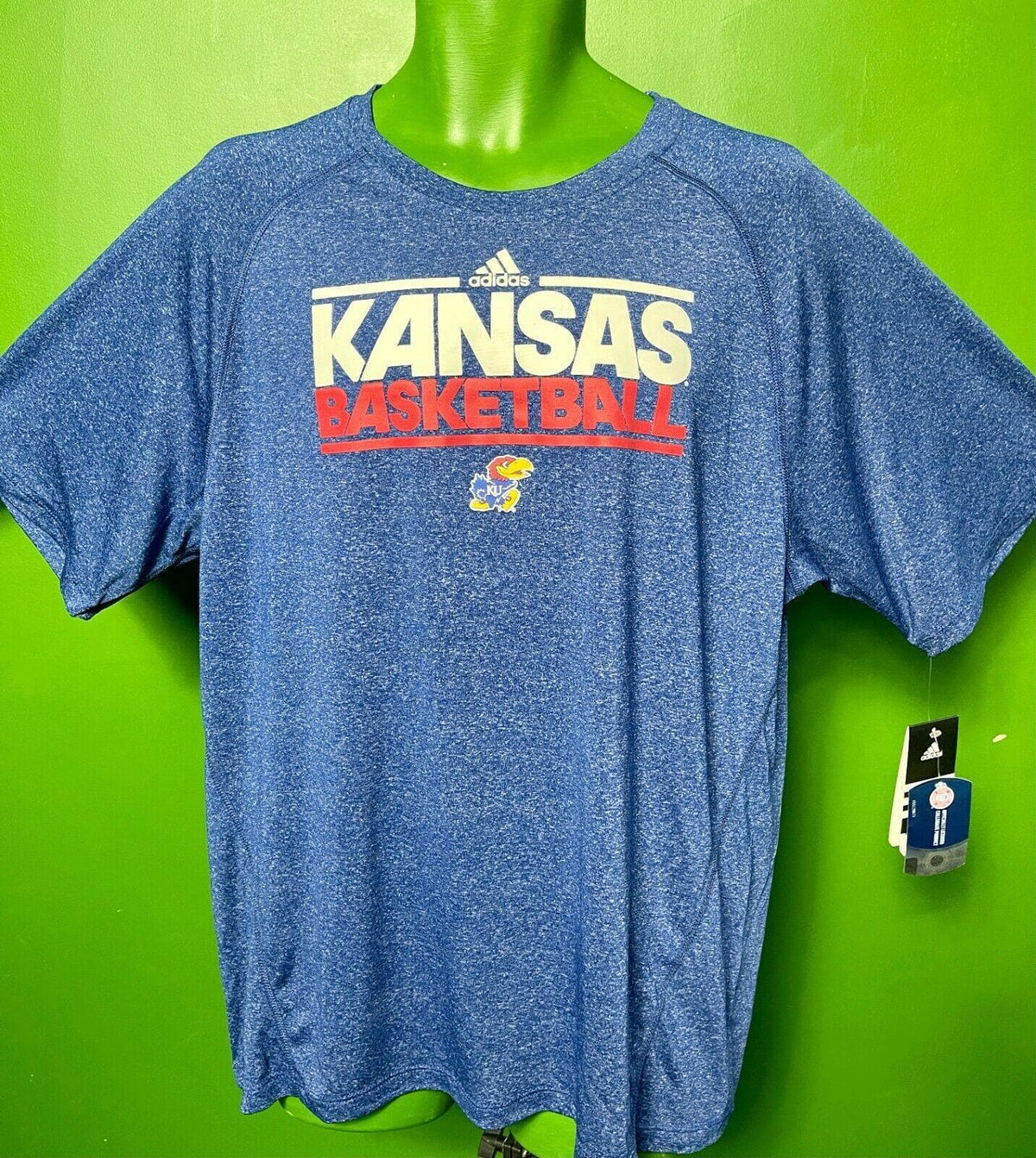 NCAA Kansas Jayhawks Adidas Climalite T-Shirt Men's Large