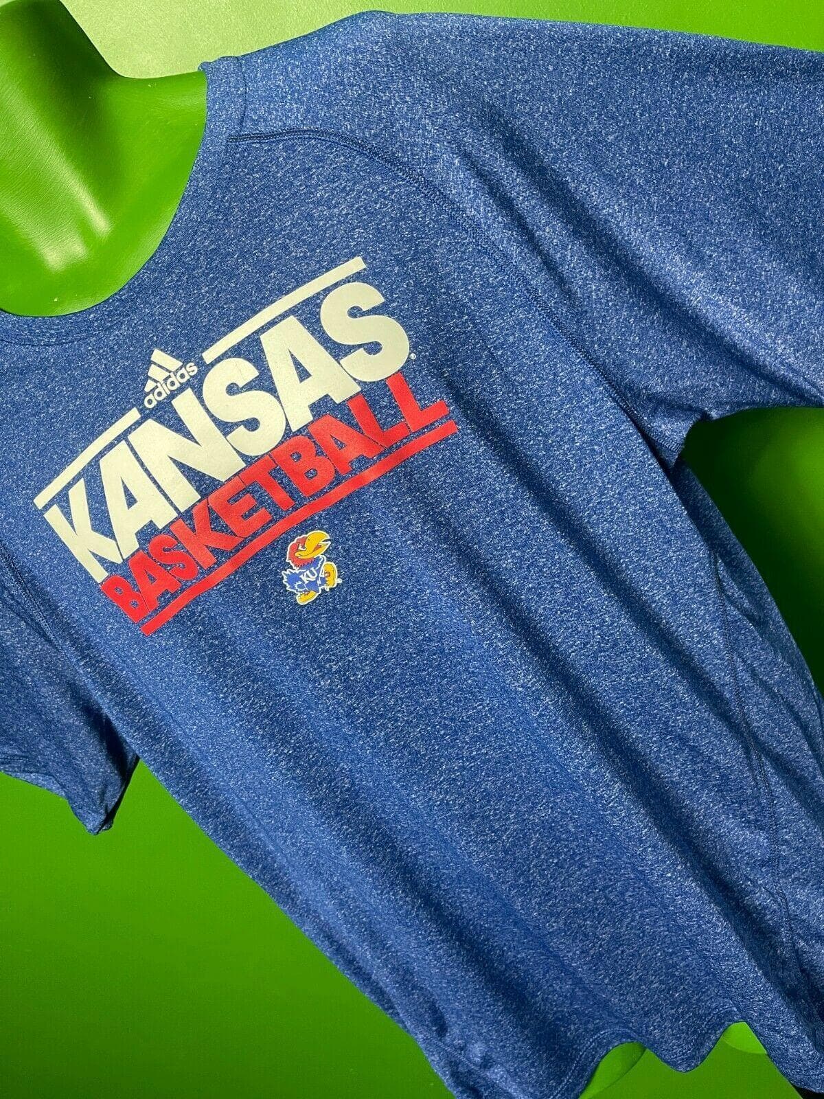 NCAA Kansas Jayhawks Adidas Climalite T-Shirt Men's Large