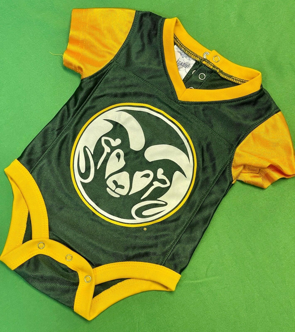 NCAA Colorado State Rams Jersey Bodysuit/Vest #00 3-6 months