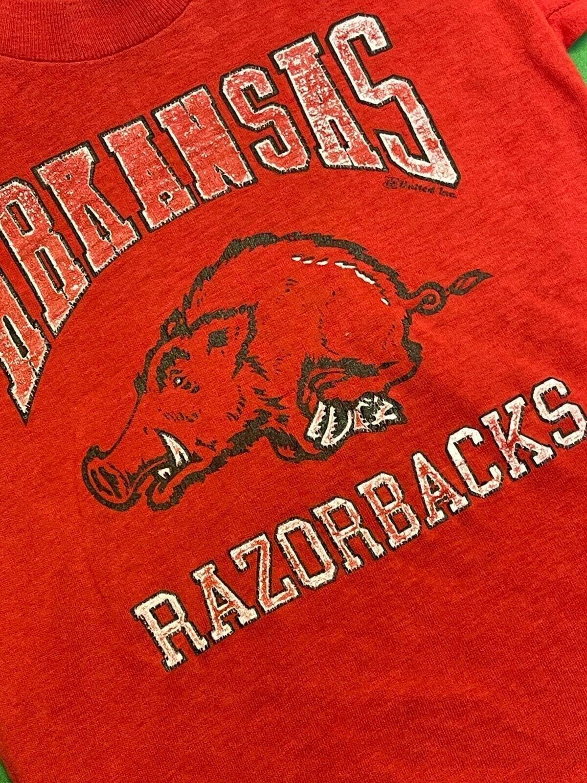 NCAA Arkansas Razorbacks Red T-Shirt Youth XS 4-5