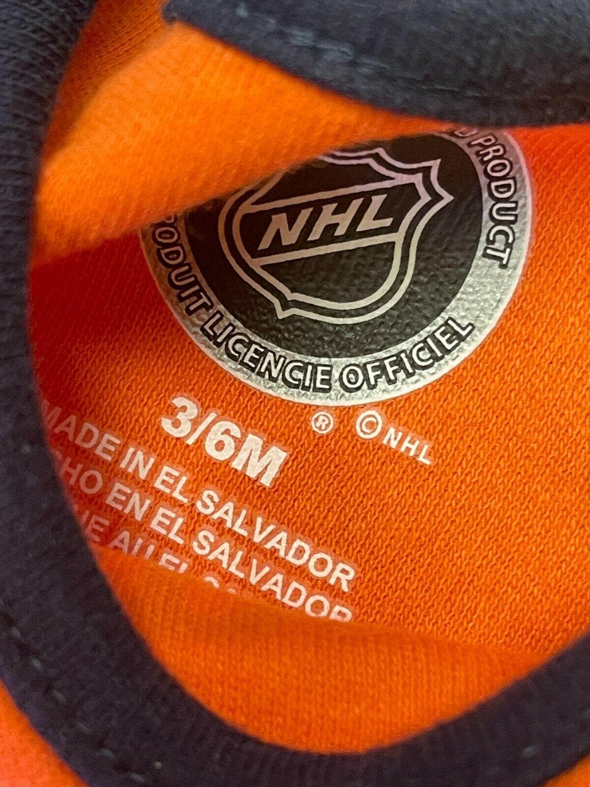 NHL Edmonton Oilers Let's Stick Together Bodysuit/Vest 3-6 months