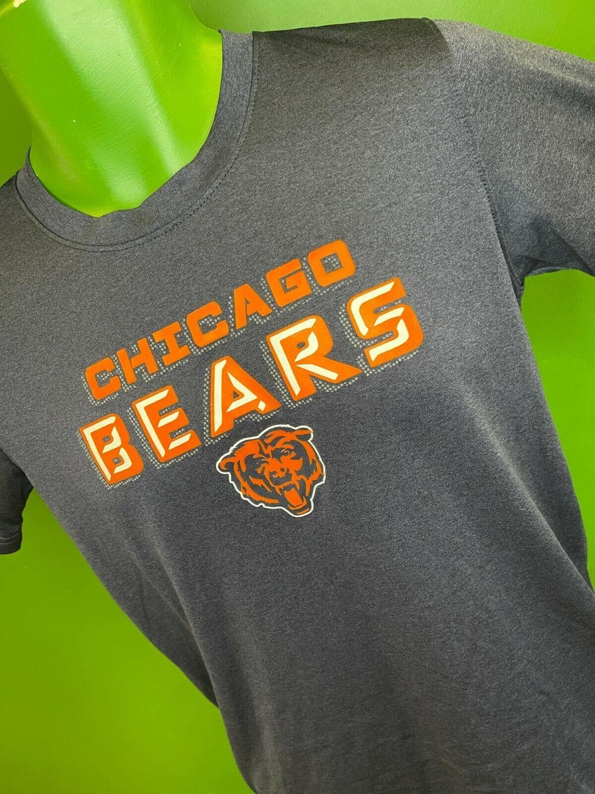 NFL Chicago Bears Grey Wicking T-Shirt Youth Large 14-16