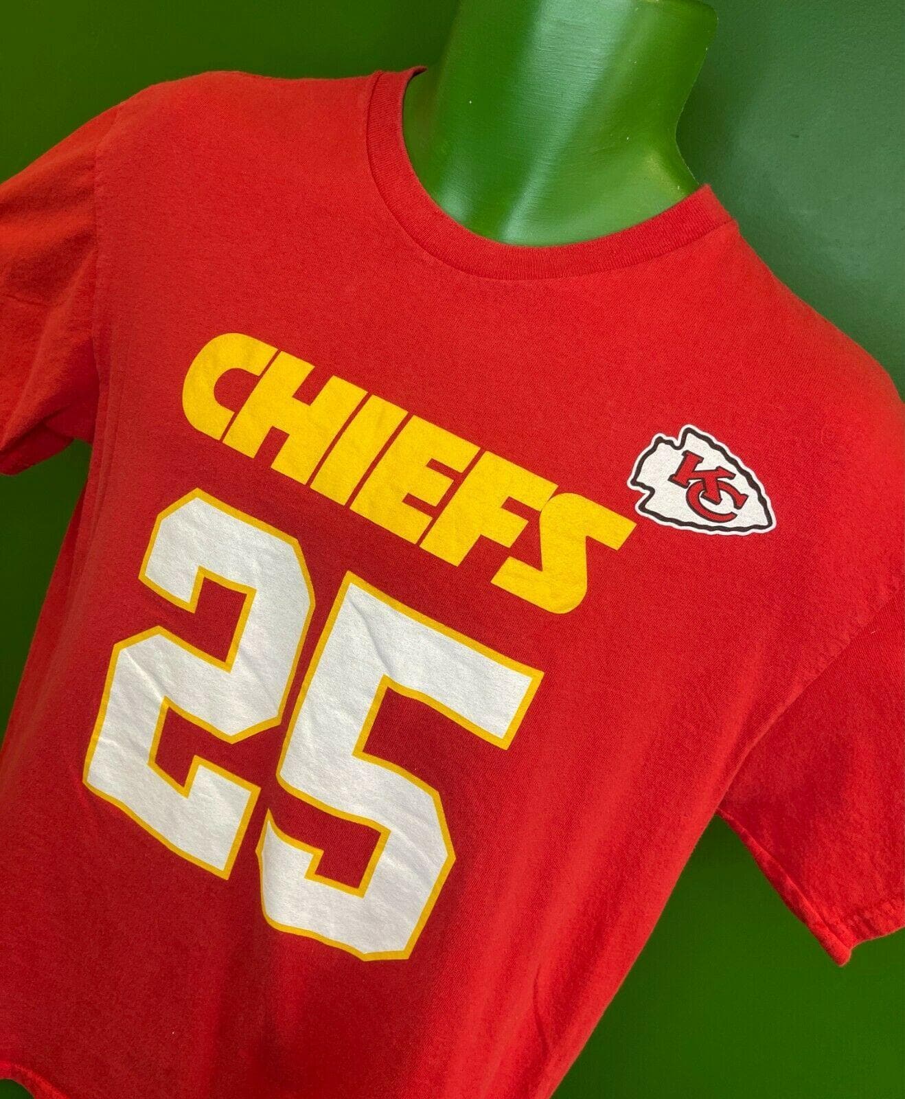 NFL Kansas City Chiefs Jamal Charles #25 T-Shirt Men's Large