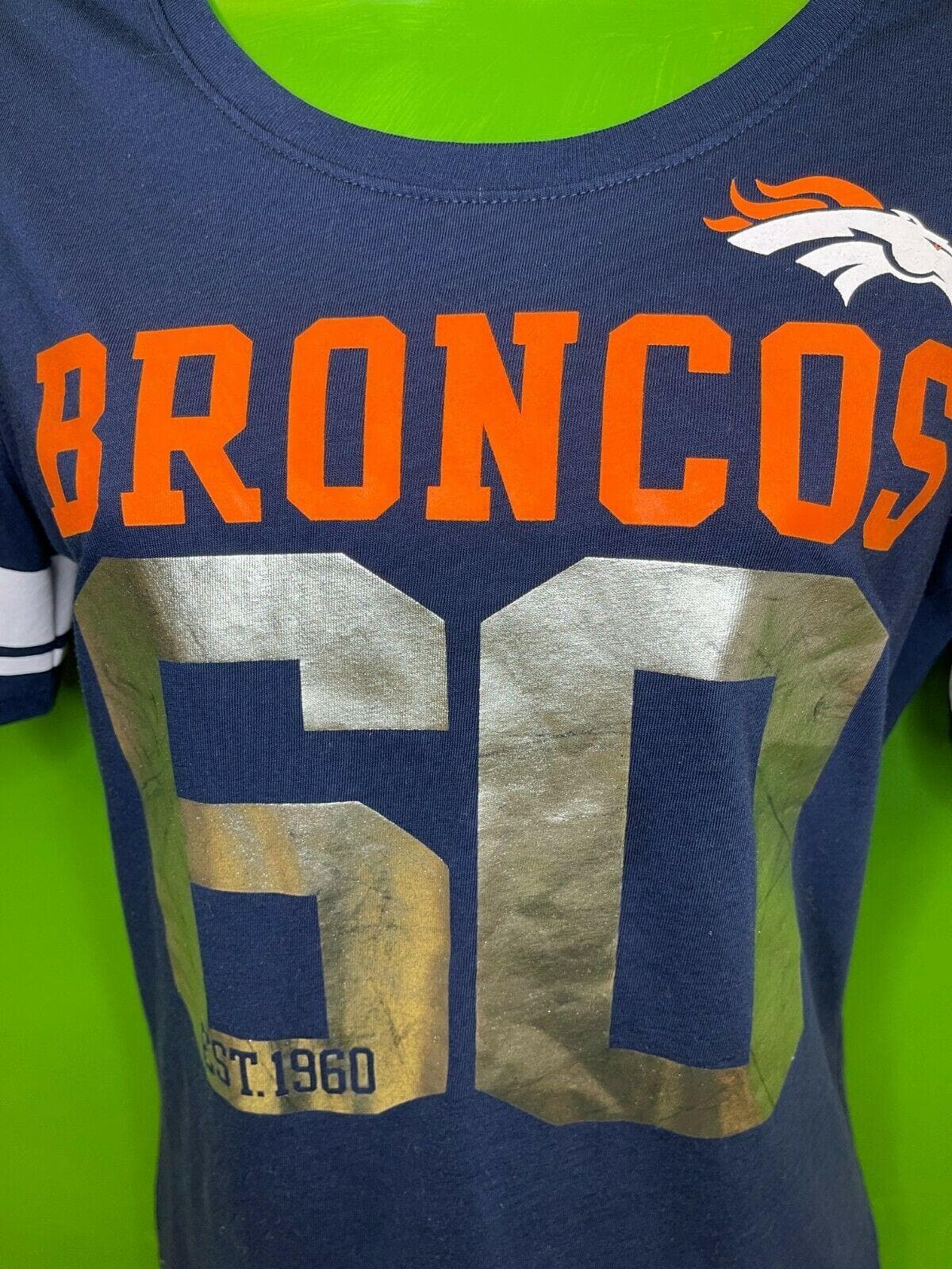 NFL Denver Broncos "Have More Fun" 60 T-Shirt Girls' Youth XL 16-18