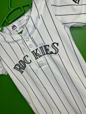 MLB Colorado Rockies Majestic Pin-Stripe Baby Outfit Toddler 12 months