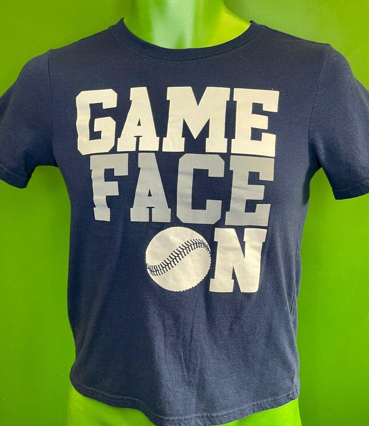 MLB Baseball "Game Face On" T-Shirt Youth Medium 10-12
