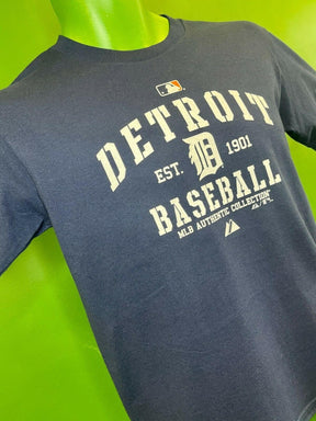 MLB Detroit Tigers Majestic 100% Cotton T-Shirt Youth Medium 10-12 NWT