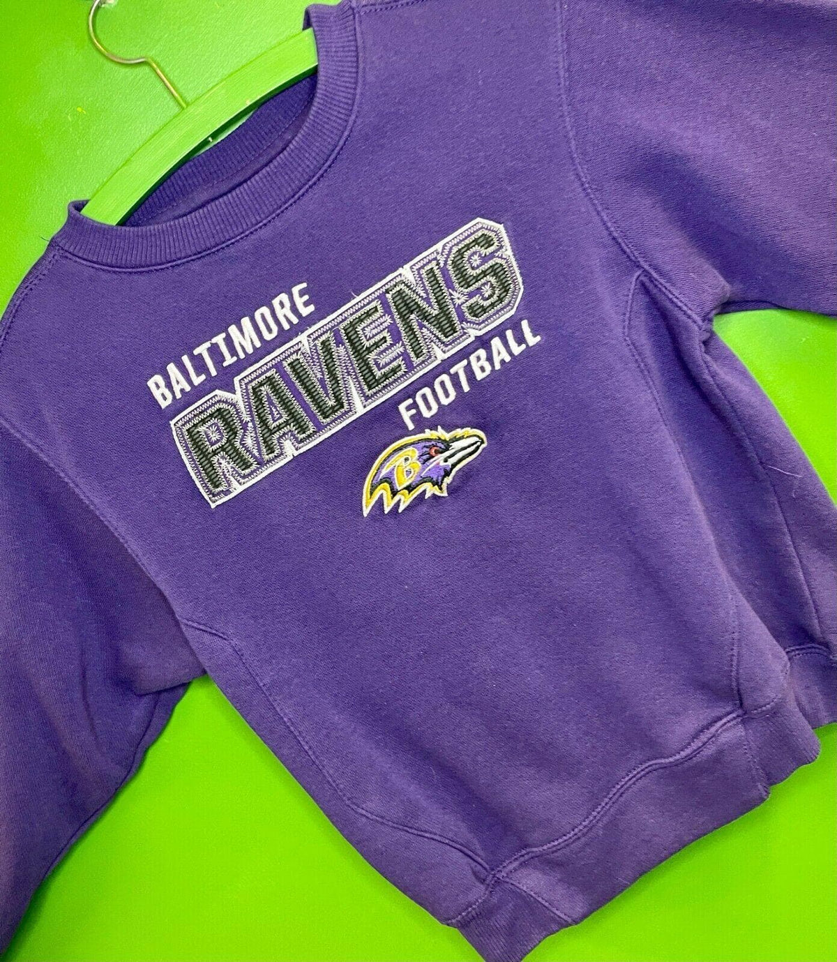 NFL Baltimore Ravens Stitched Sweatshirt Kids' Medium 5-6