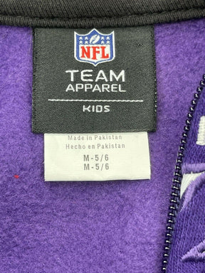 NFL Baltimore Ravens Full Zip Hoodie Kids' Medium 5-6