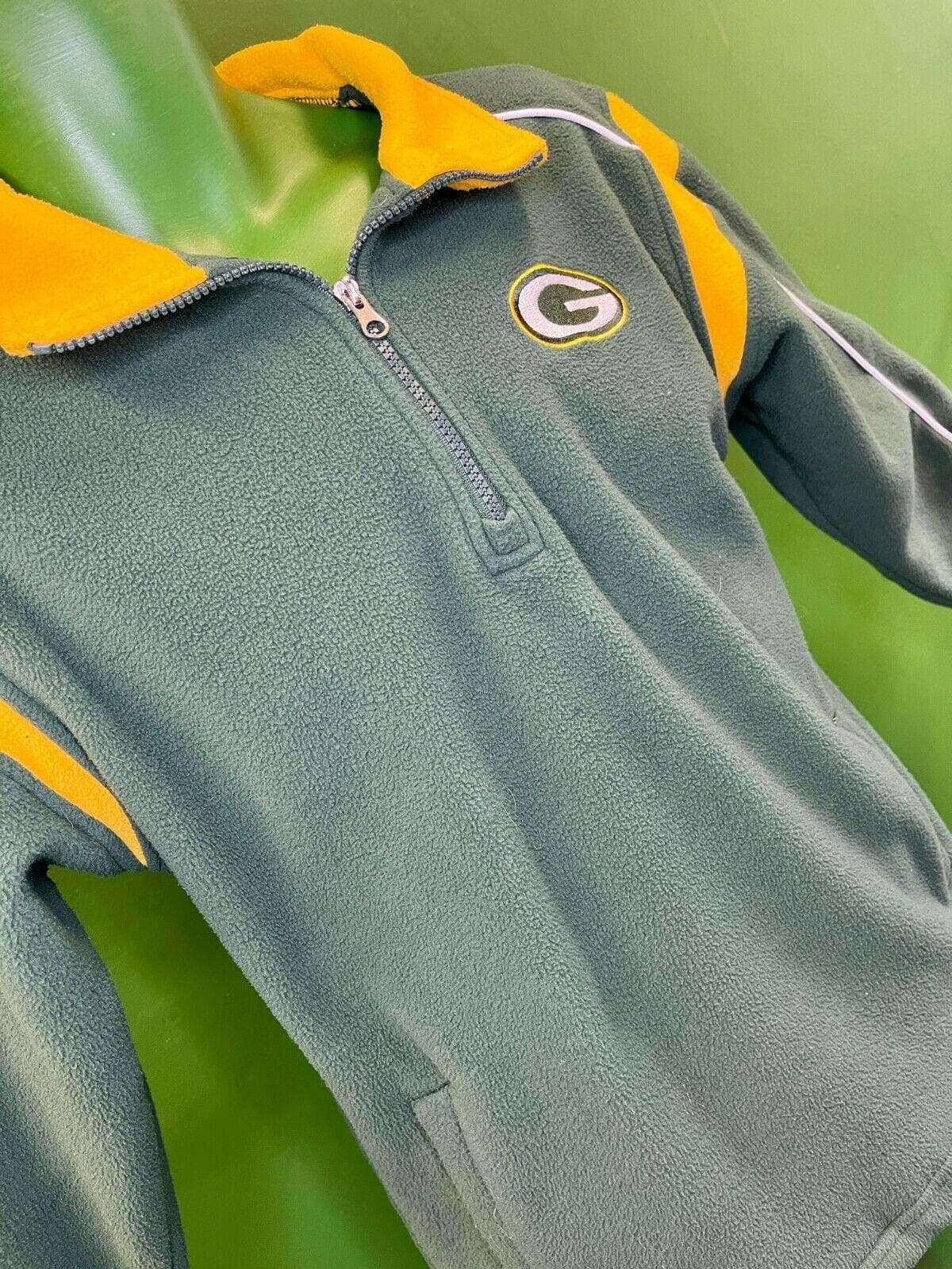 NFL Green Bay Packers Fleece 1-4 Zip Pullover Youth X-Large 14-16