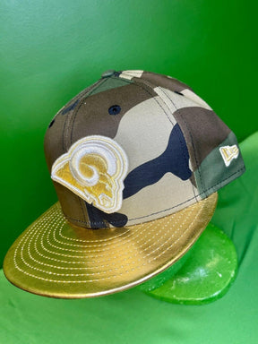 NFL Los Angeles Rams New Era 9FIFTY Snapback Cap/Hat Camo Gold NWT