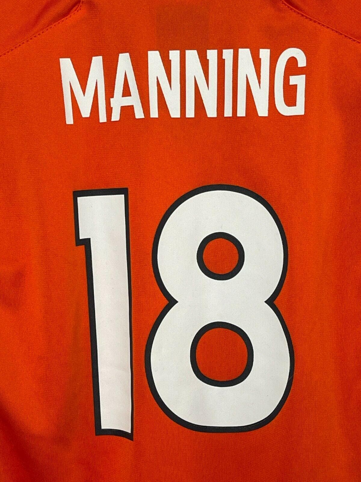 NFL Denver Broncos Manning #18 Game Jersey Kids' Large 6X-7