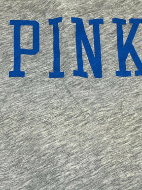 NFL Detroit Lions Victoria's Secret PINK Grey T-Shirt Women's Large