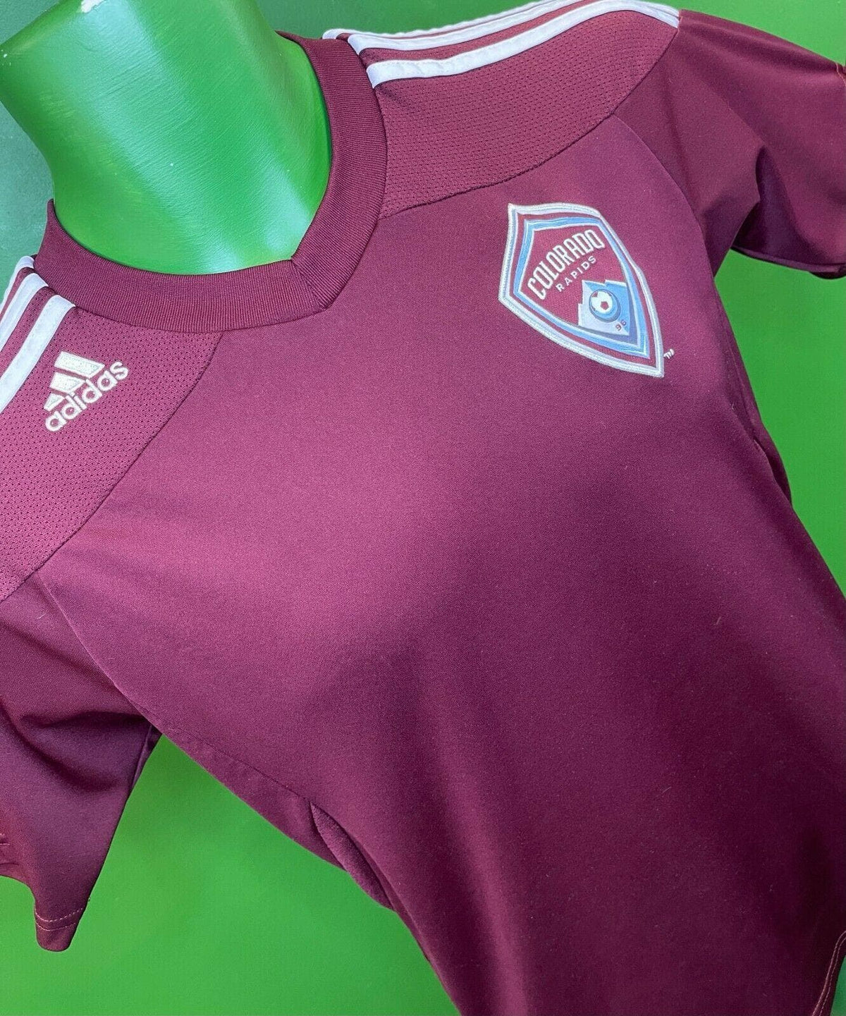 MLS Colorado Rapids Adidas Jersey Stitched Youth Small 6-8