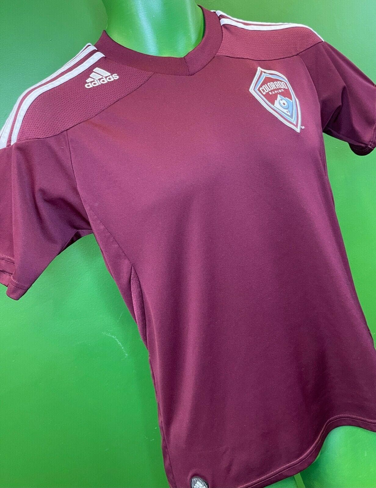 MLS Colorado Rapids Adidas Jersey Stitched Youth Small 6-8