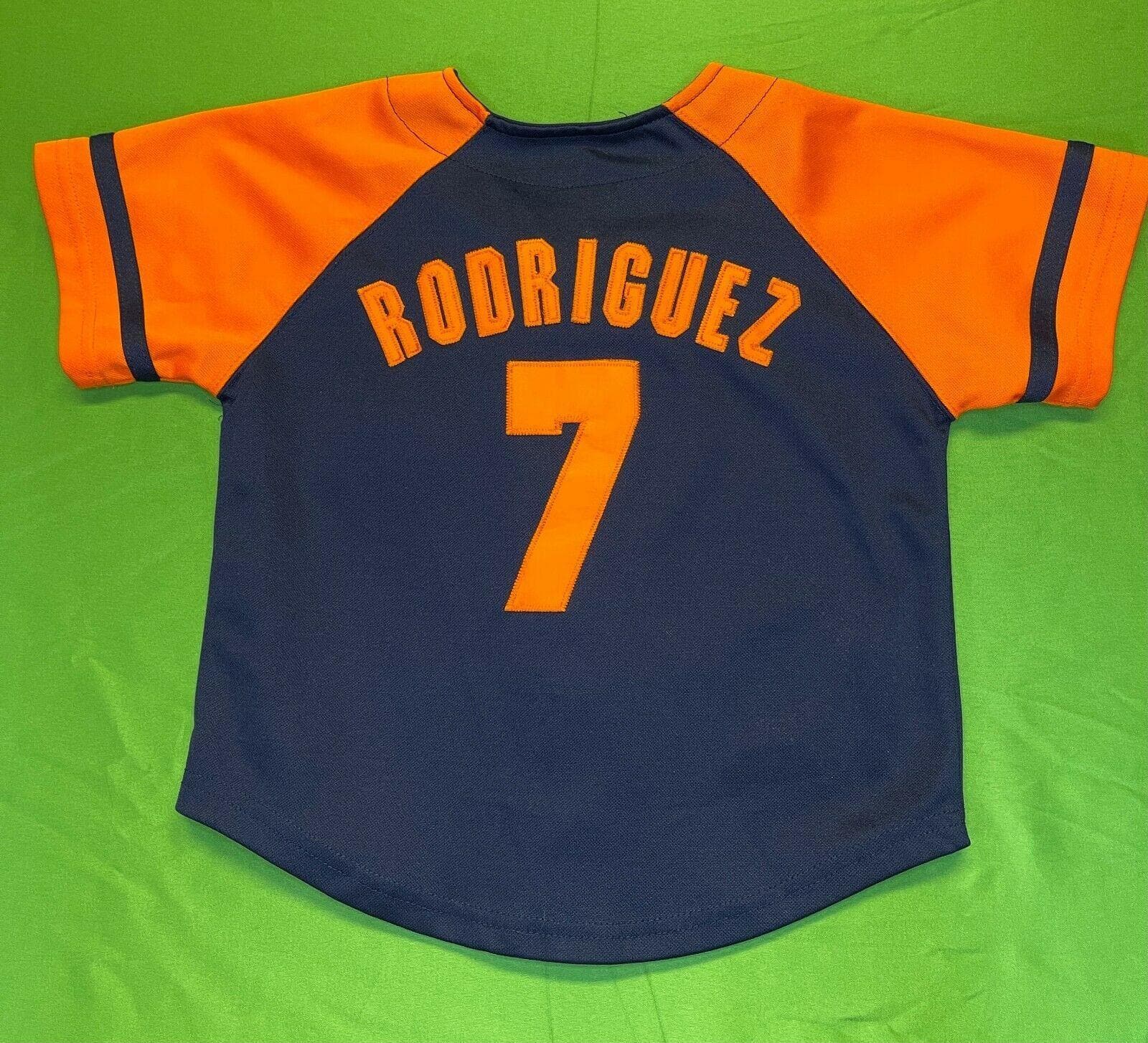 MLB Detroit Tigers Ivan "Pudge" Rodriguez #7 Stitched Jersey Youth X-Small 4
