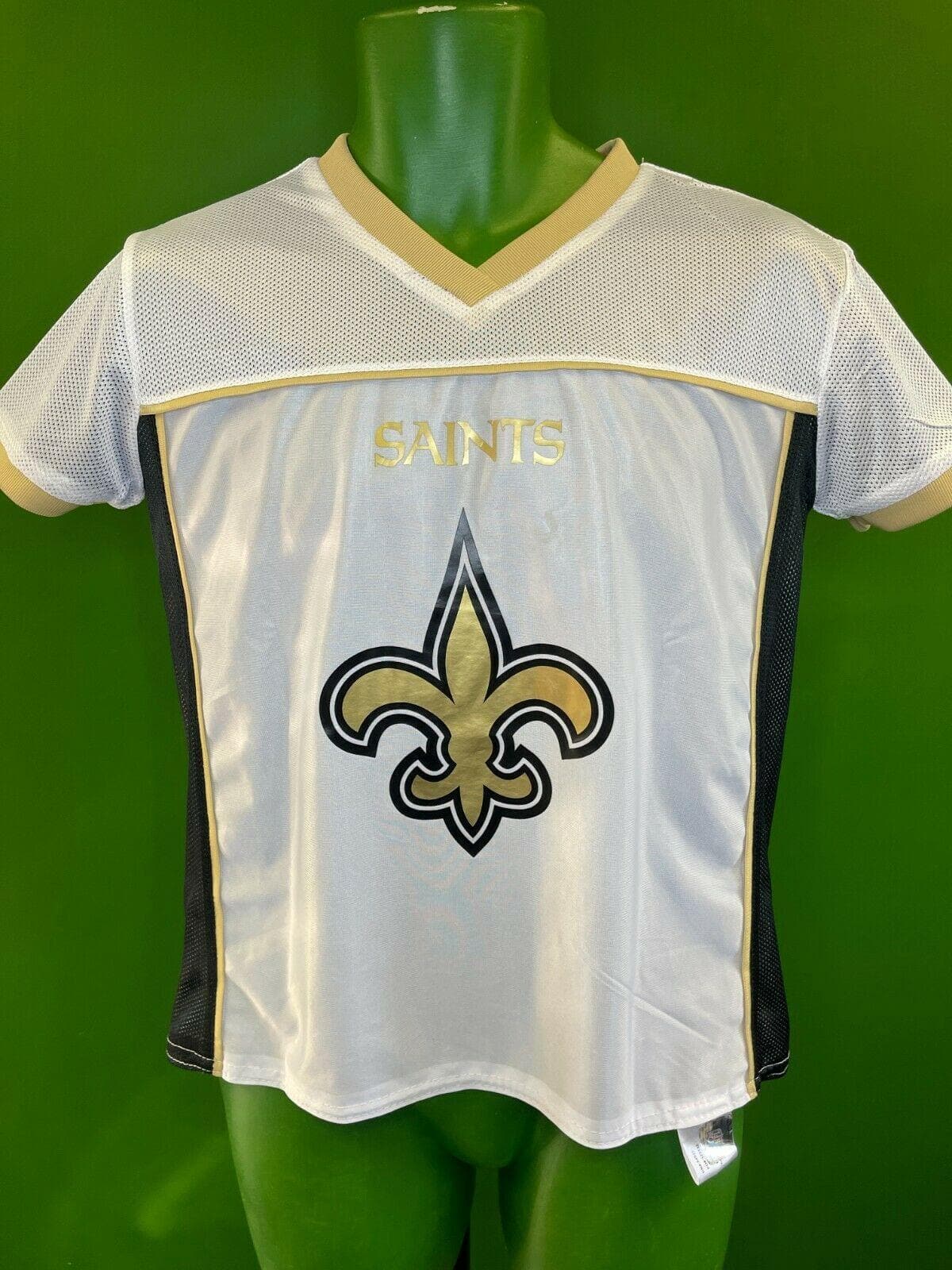 NFL New Orleans Saints Reversible Flag Football Jersey Youth Large 14-16