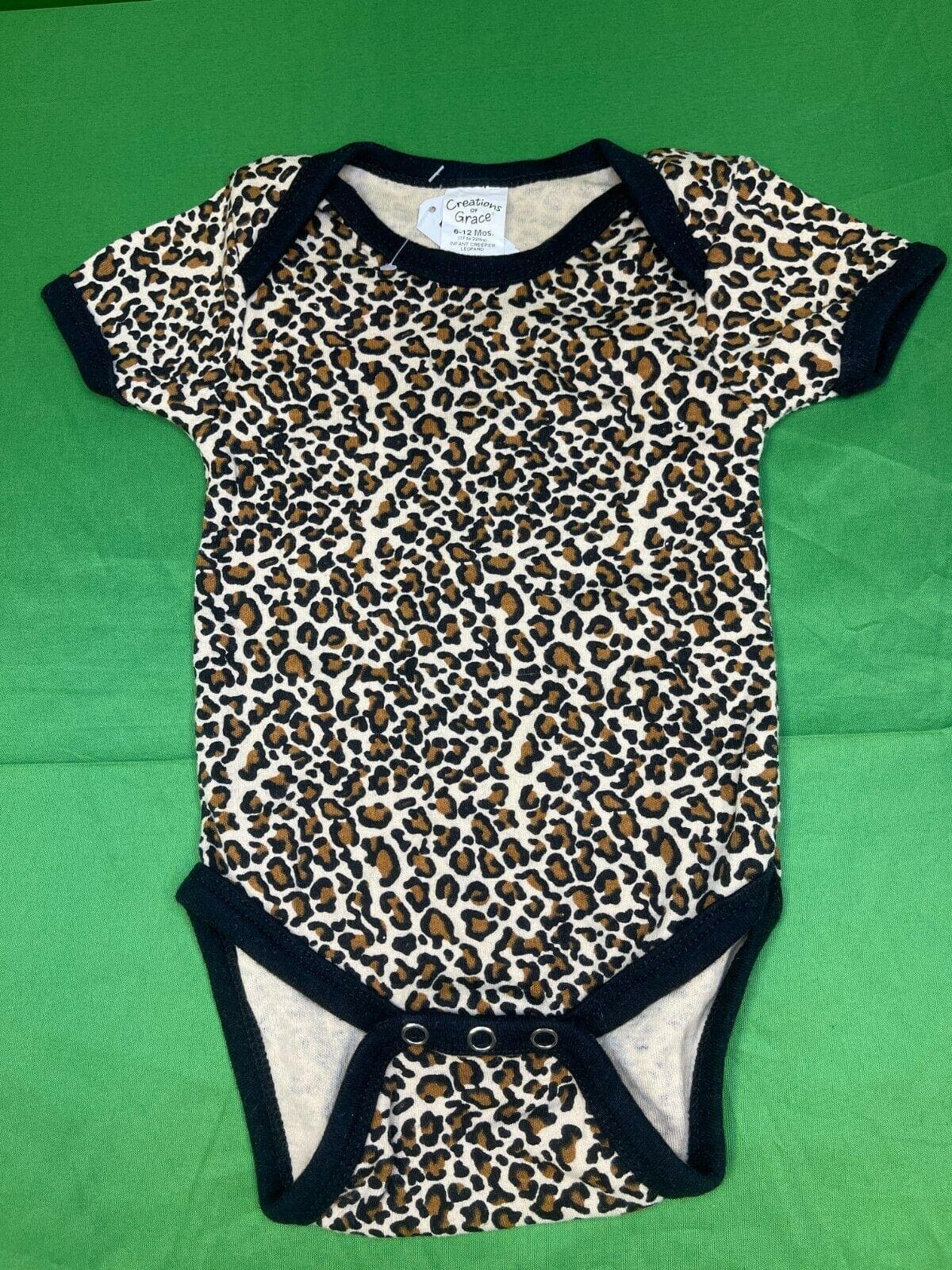 NFL Jacksonville Jaguars Leopard Print Bodysuit/Vest 6-12 months