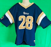 NFL Los Angeles Rams Marshall Faulk #28 Reebok Stitched Jersey Women's Medium