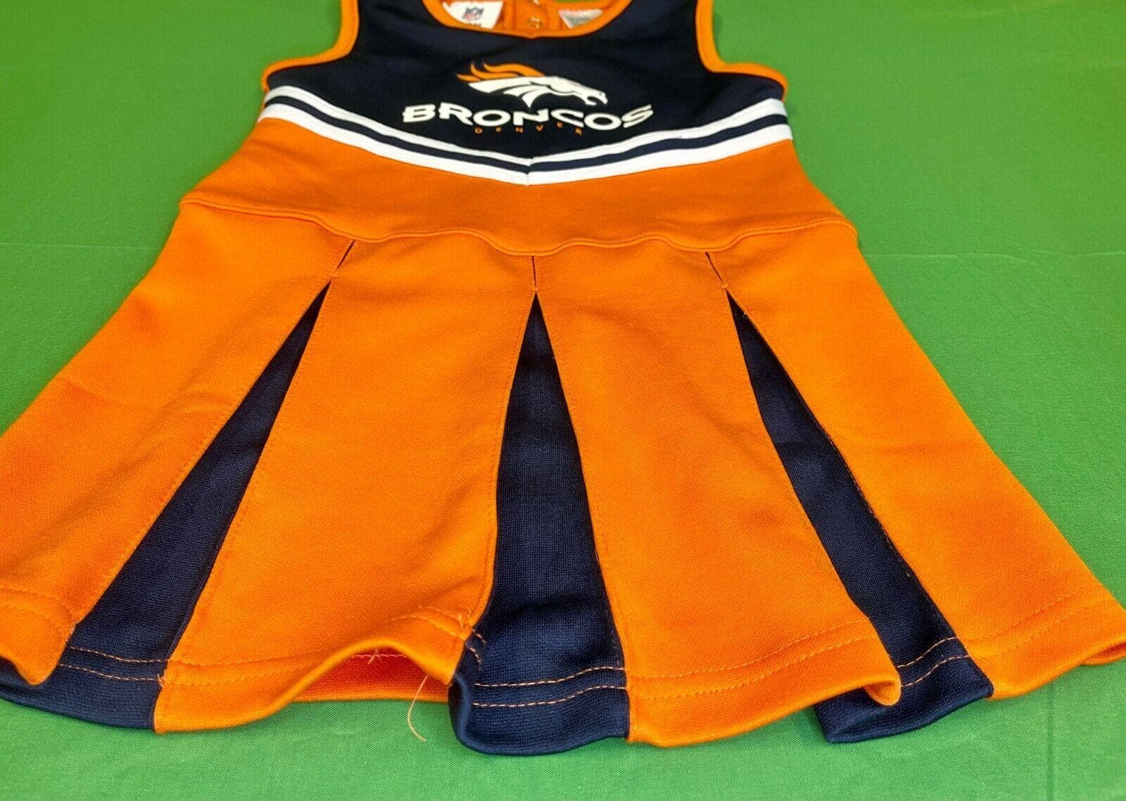 NFL Denver Broncos Cheerleader Dress Girls XS Size 4-5