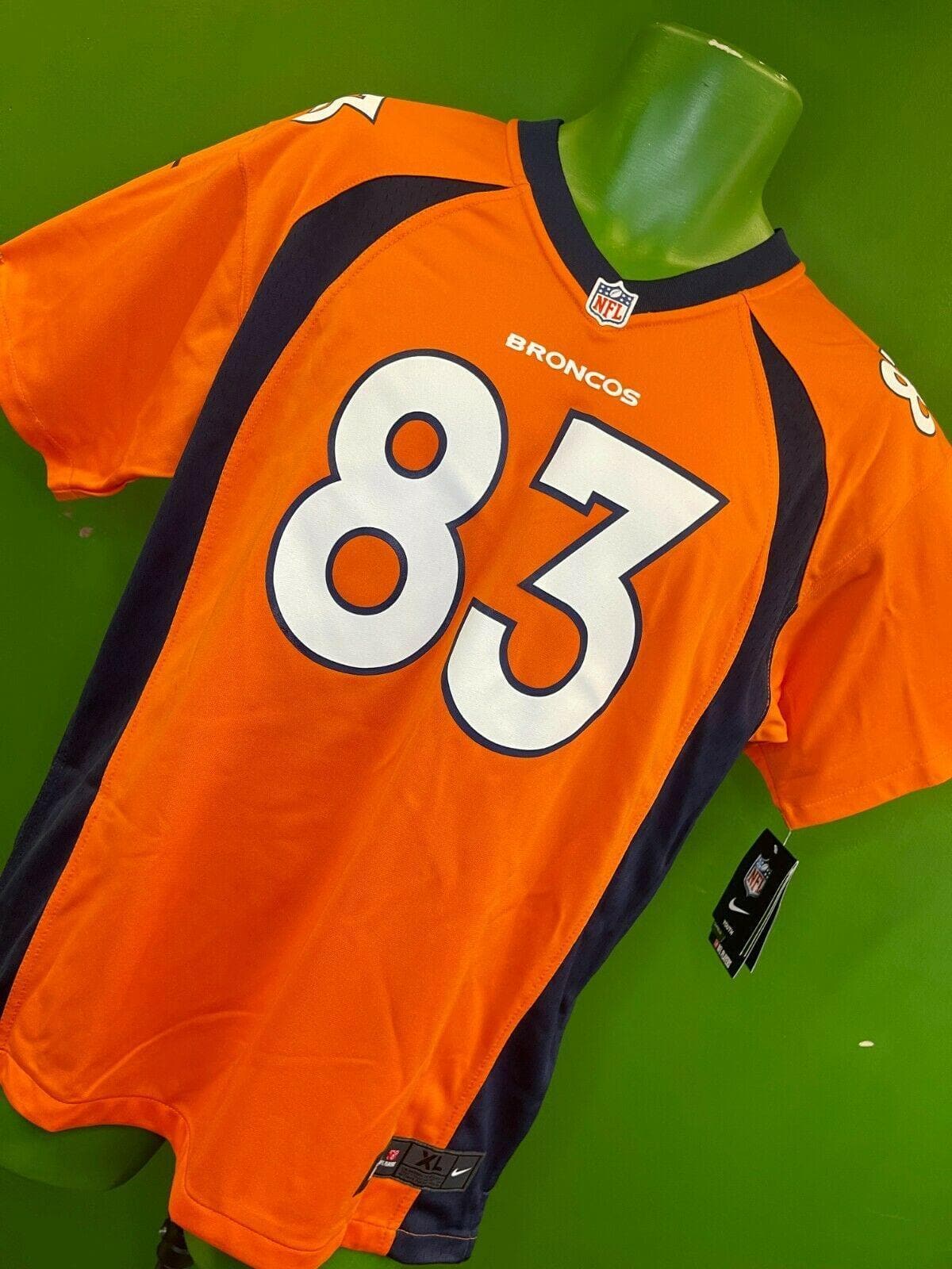 NFL Denver Broncos Wes Welker #83 Game Jersey Youth X-L 18-20 NWT