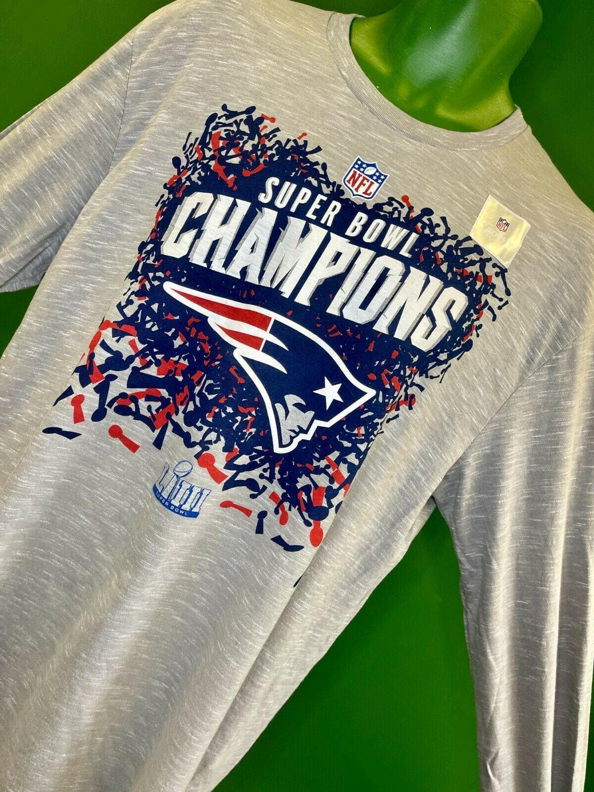 NFL New England Patriots Super Bowl LIII L-S T-Shirt Men's 3XL NWT