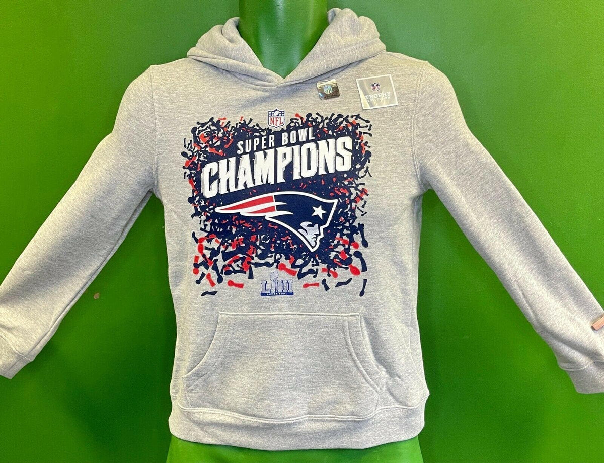 NFL New England Patriots Super Bowl LIII Hoodie Youth Med 10-12 NWT