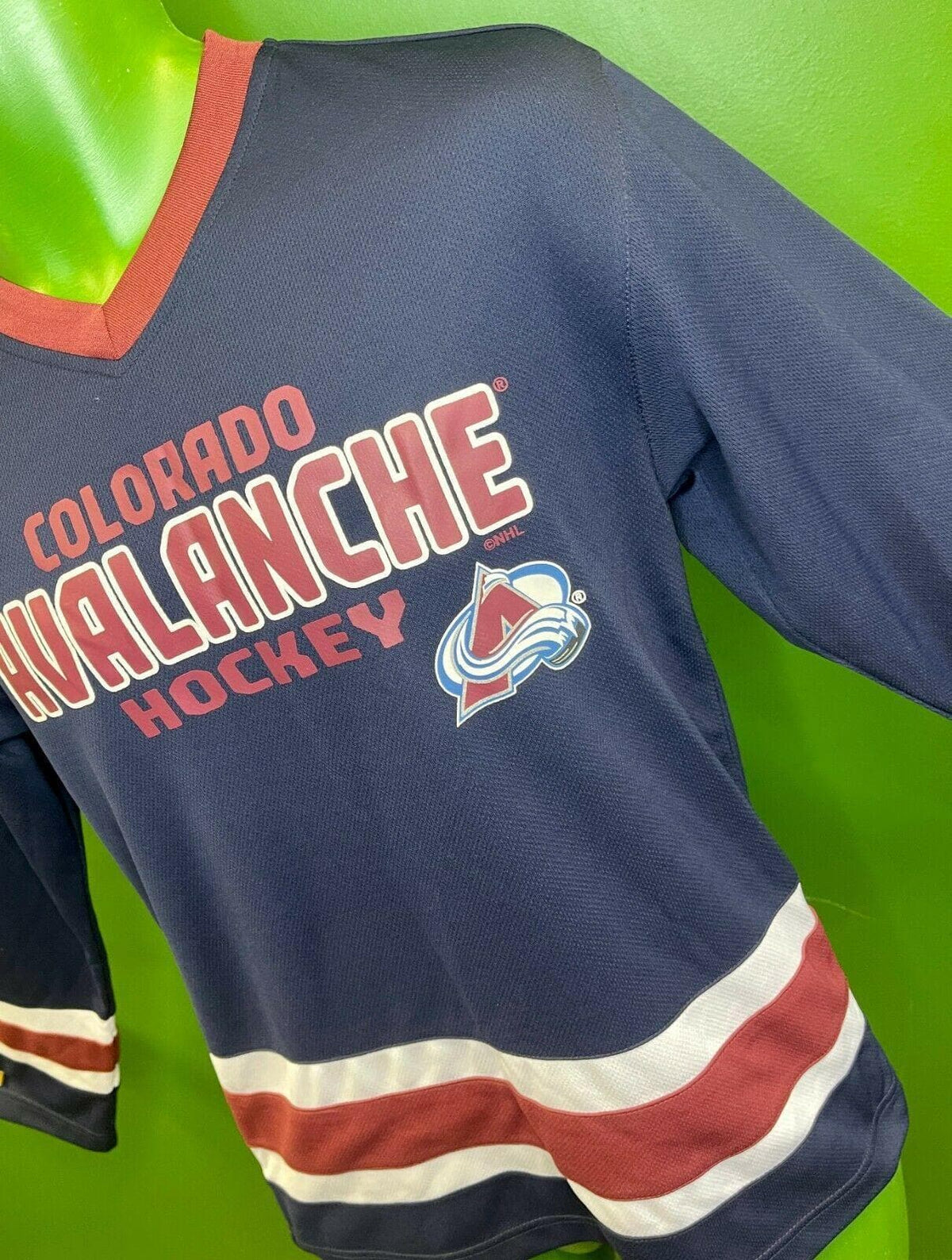 NHL Colorado Avalanche Jersey Top Ice Hockey Youth X-Large 14-16