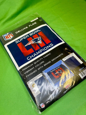 NFL New England Patriots Super Bowl LIII 3' x 5' Deluxe Flag NWT