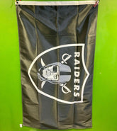 NFL Las Vegas Raiders Indoor-Outdoor Large Flag 3'X5' Fan Cave!