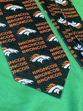 NFL Denver Broncos Patterned Necktie Polyester Licensed