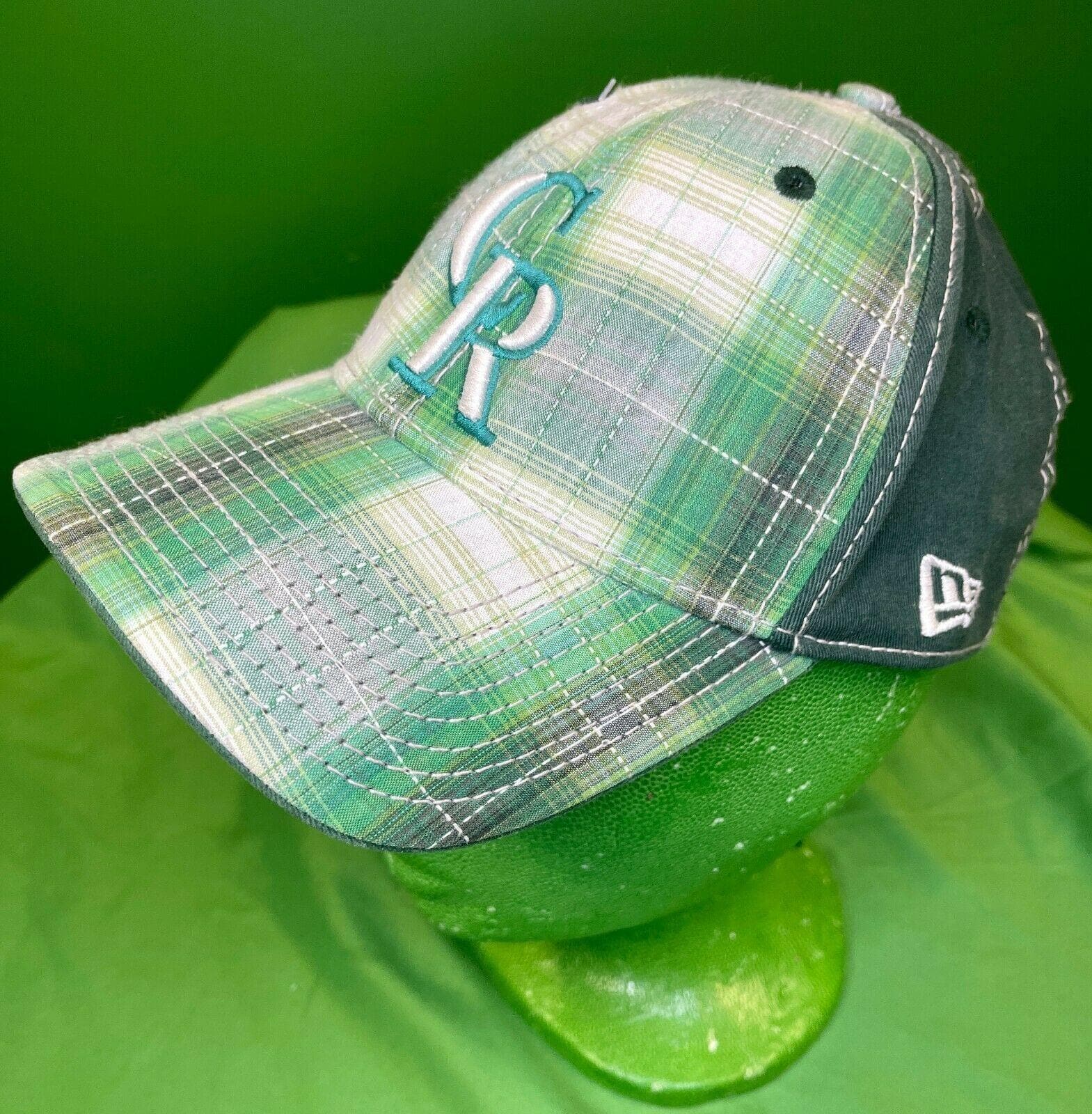 MLB Colorado Rockies New Era Green Plaid Hat - Cap Small-Medium
