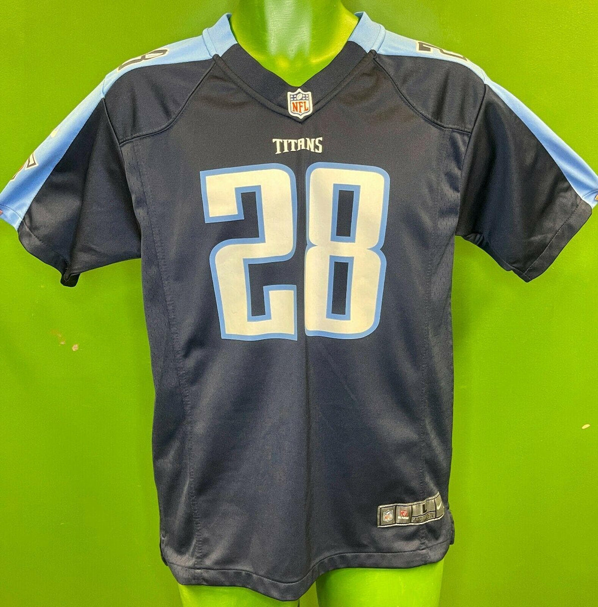 NFL Tennessee Titans Chris Johnson #28 Game Jersey Youth Large 14-16